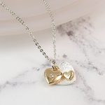 POM Double Heart Necklace