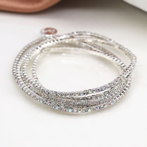 POM Crystal Bracelet Stack