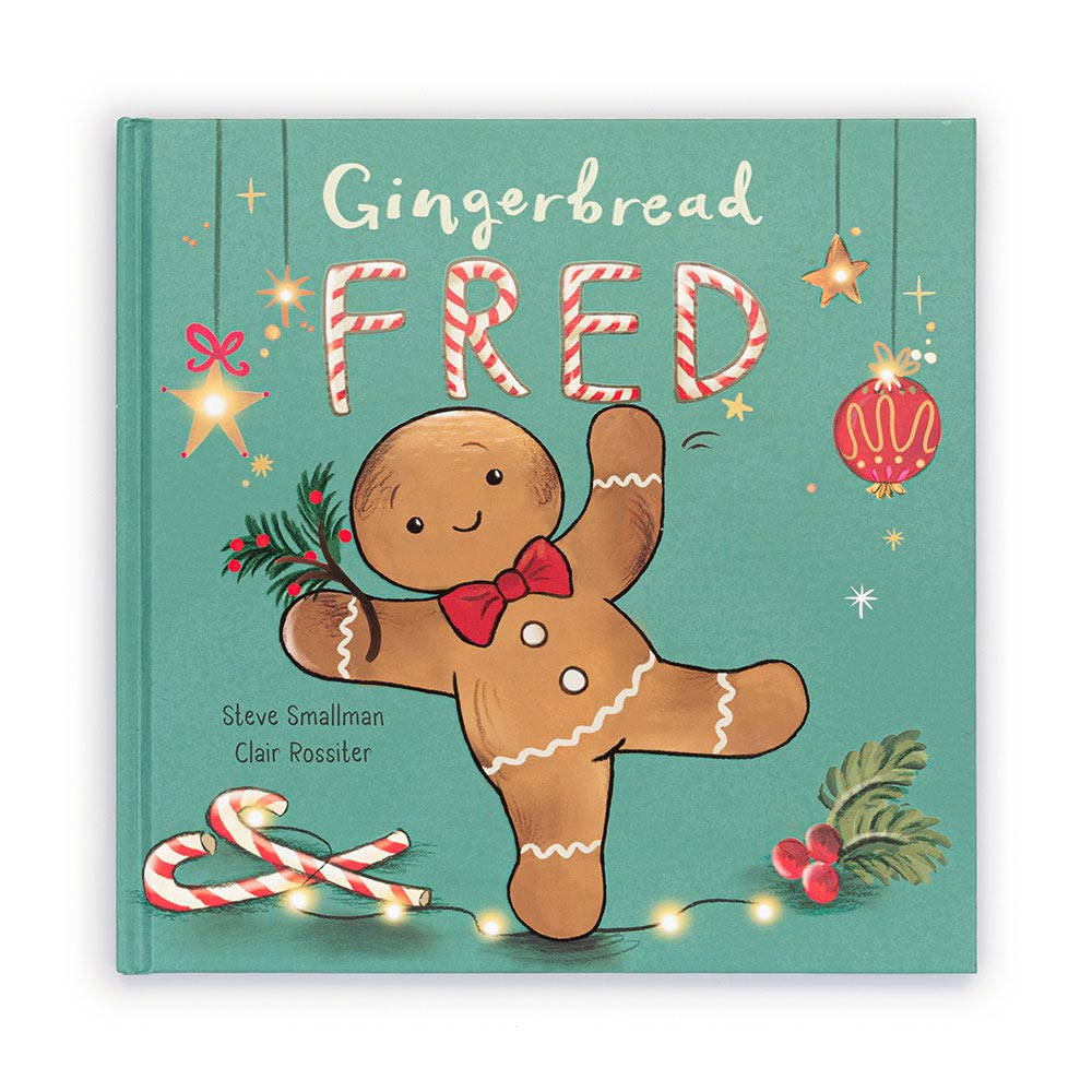 Christmas Jellycat Gingerbread Fred Book