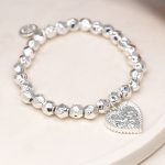 POM Chunky Bead Heart Bracelet