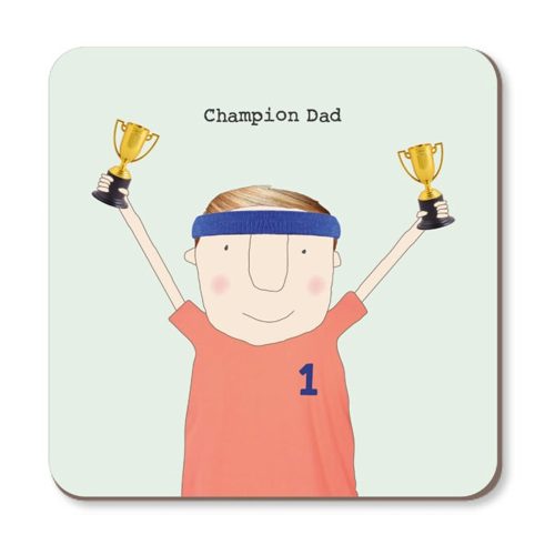 Rosie Made a Thing Coaster Champion Dad