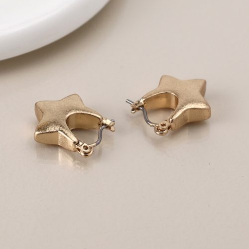 POM Gold Coloured Chunky Star Earrings