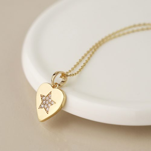 POM Golden Heart Necklace