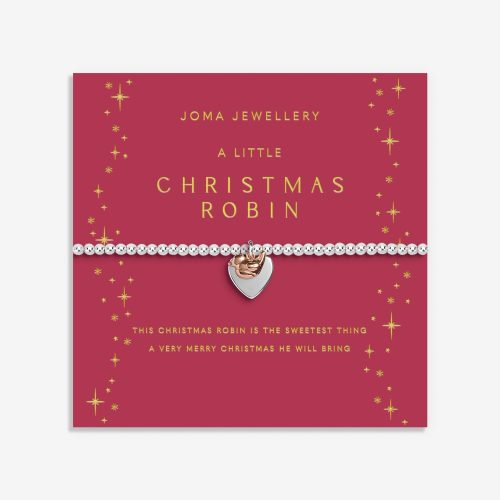 Joma Jewellery A Little Christmas Robin Bracelet