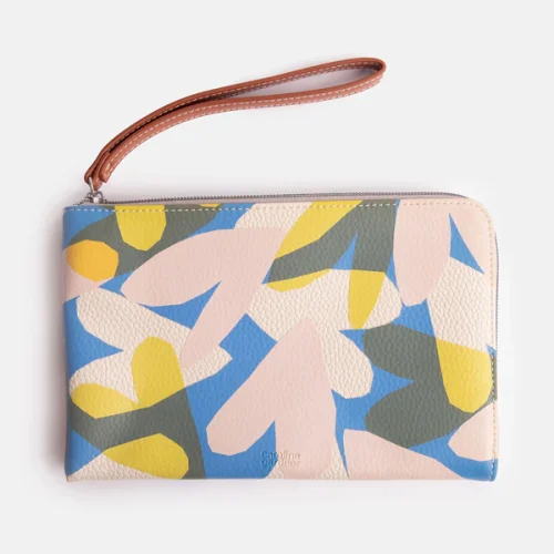 Caroline Gardner Confetti Hearts Travel Pouch