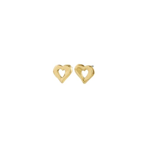 Pilgrim Iris Earrings Gold Plated