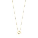 Pilgrim Iris Necklace Gold Plated