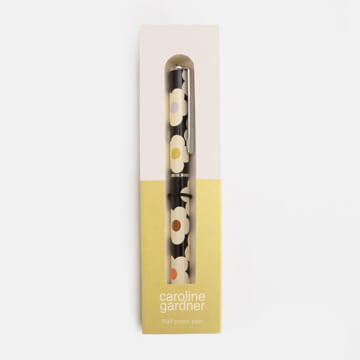 Multi flower charcoal boxed pen
