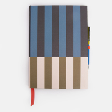 Gardner Stripe Slim Casebound Notebook & Pen