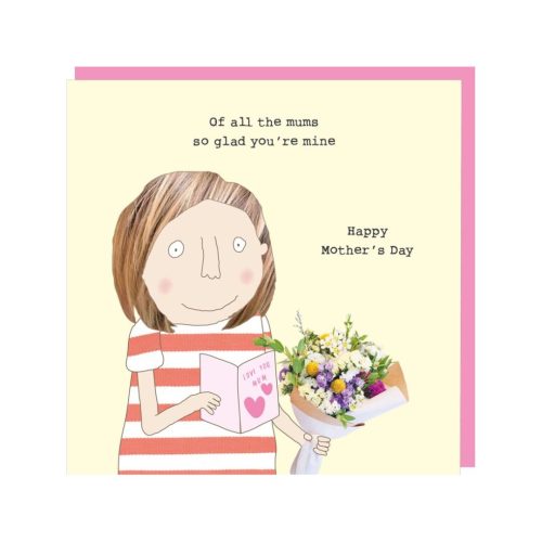 Rosie Made a Thing Mother's Day Card Glad Mum