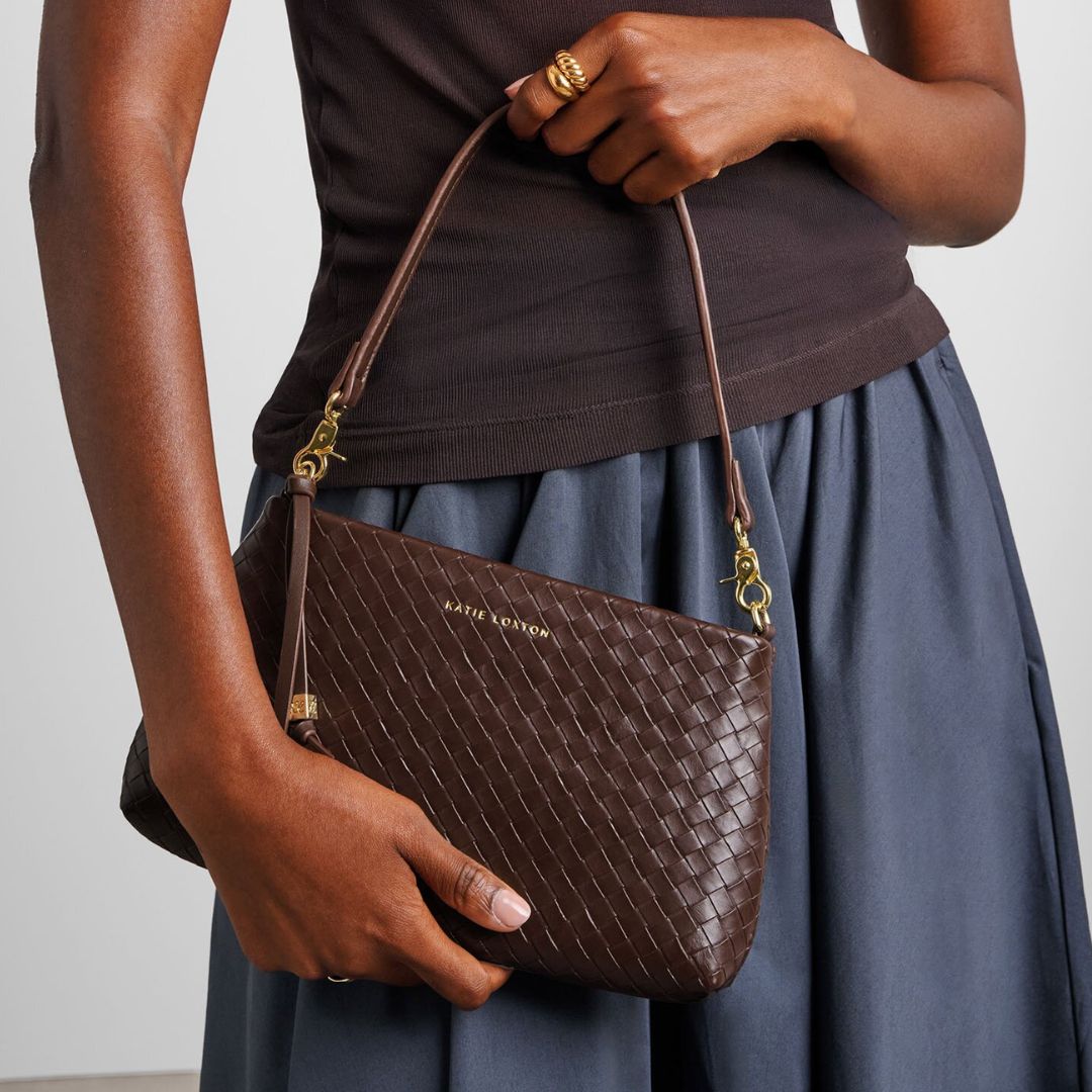 Katie Loxton Nova Shoulder Bag Dark Chocolate 2