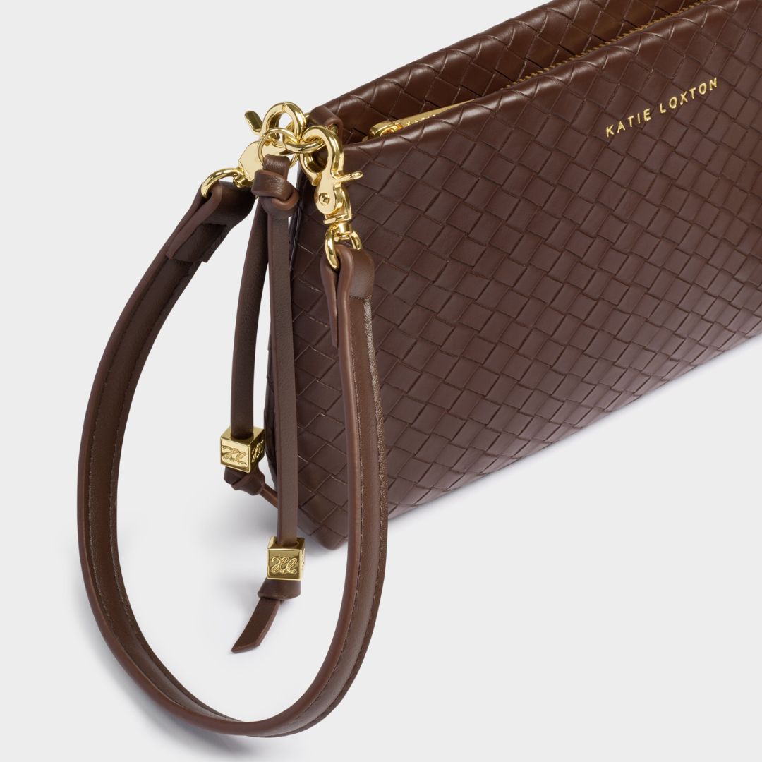 Katie Loxton Nova Shoulder Bag Dark Chocolate 3
