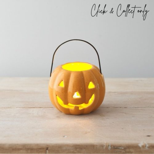 Orange Speckle Pumpkin Lantern