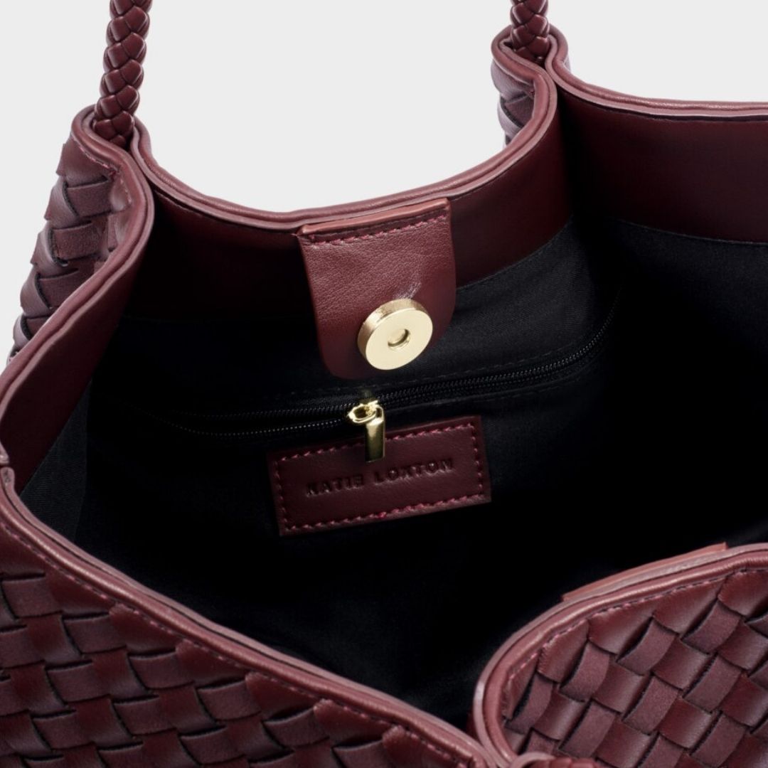 Katie Loxton Nova Small Shoulder Tote Cherry 2