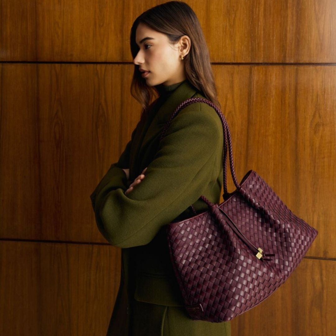 Katie Loxton Nova Small Shoulder Tote Cherry 3